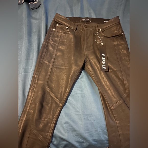 purple jeans size 32 waist can negotiate - Picture 7 of 8